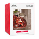 Kerstornament: Snoopy Coat - Glass