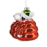 Kerstornament: Snoopy Coat - Glass