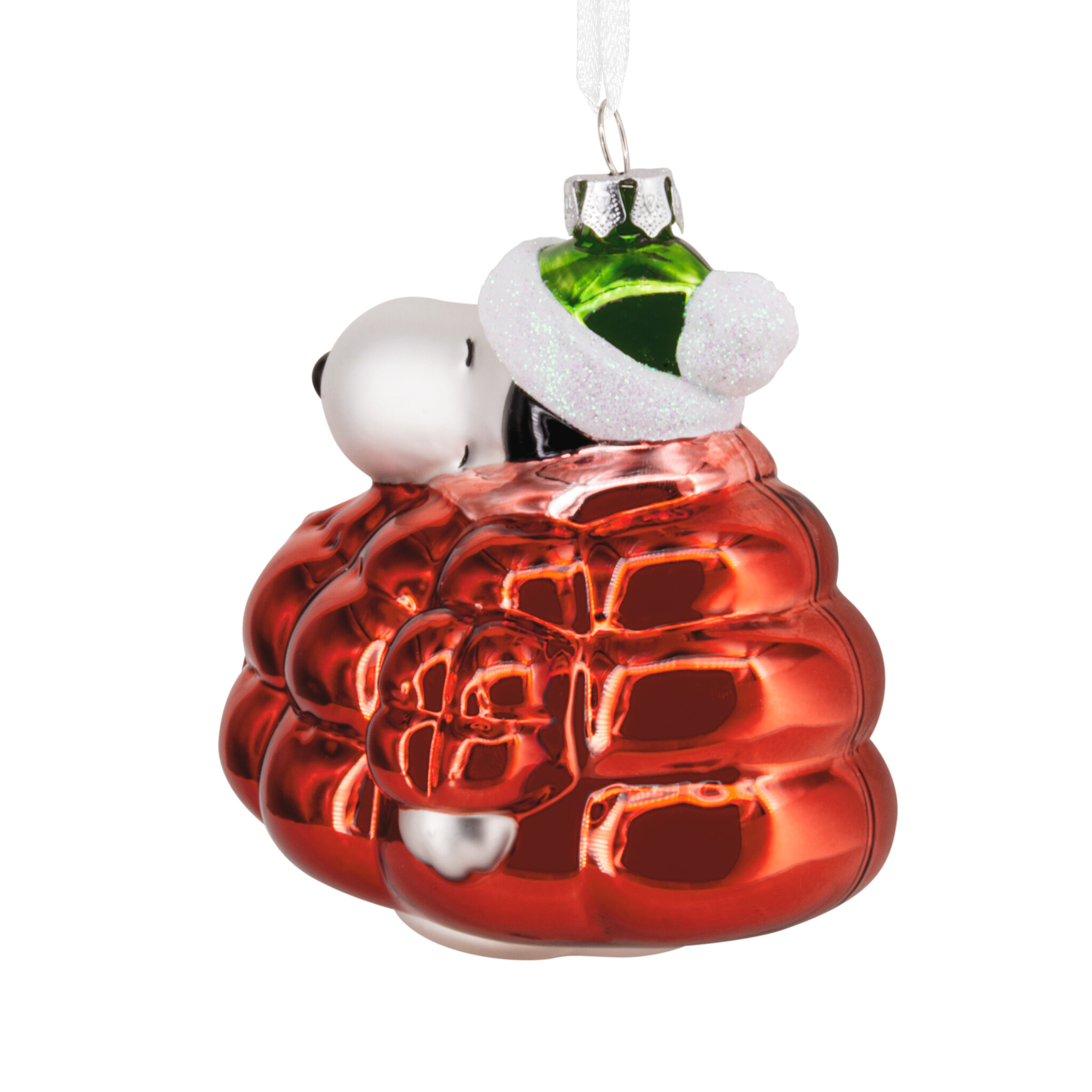 Kerstornament: Snoopy Coat - Glass