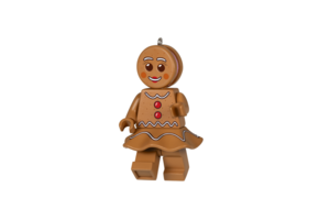 Kerstornament: LEGO Gingerbread Girl