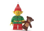 Kerstornament: LEGO Elf & Teddy