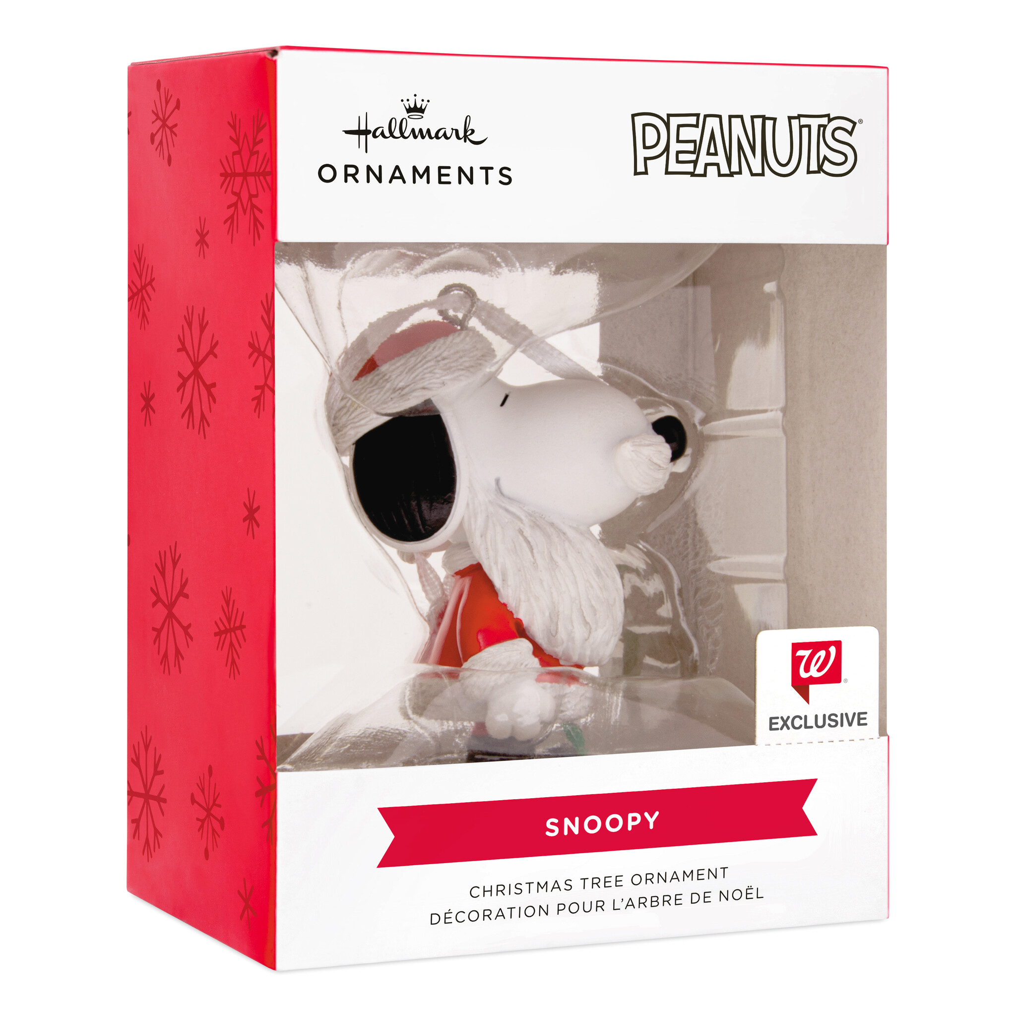 Kerstornament:  Snoopy Santa