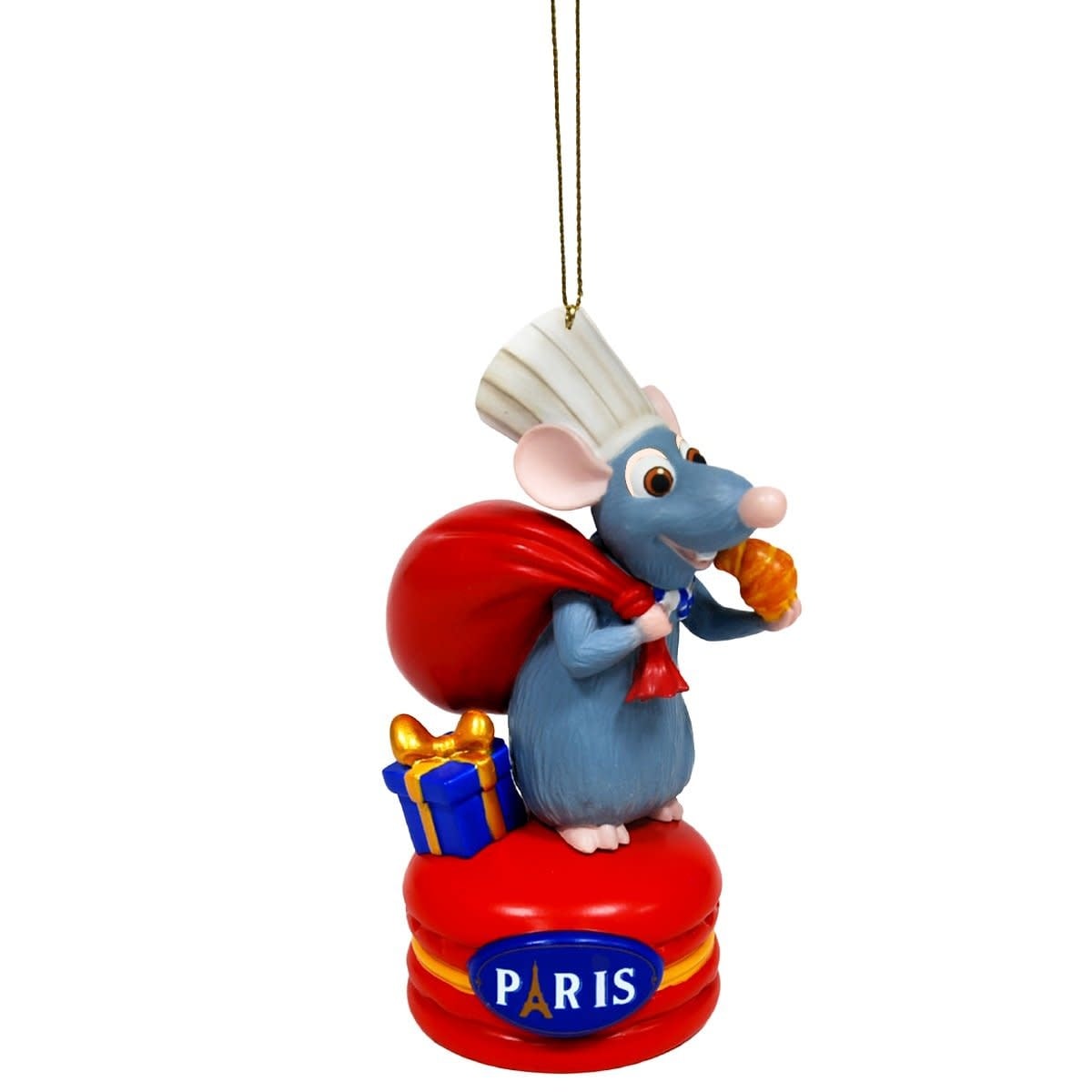 Kerstornament: Remy - Croissant-Macaron