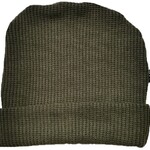 Knit khaki muts