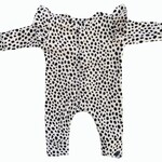 Dot sand velours vleugel onesie (drukkers)