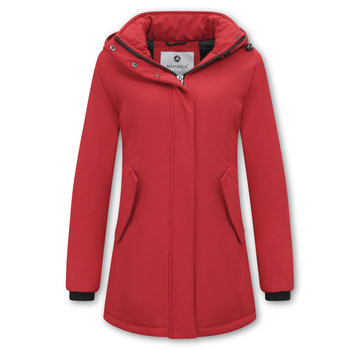 Matogla Parka Dames Winterjas - Slim Fit - Rood