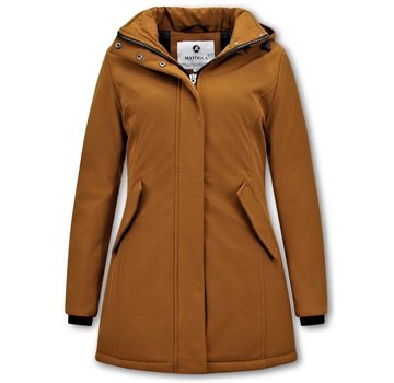 Matogla Parka Dames Winterjas - Slim Fit - Bruin