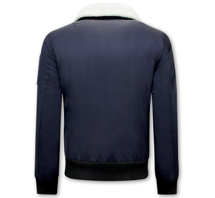 Casual  Bomber Jack Mannen - Blauw