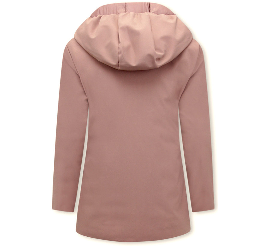 Parka Double Face Dames Jassen - Slim Fit  - Pink