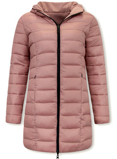 Gentile Bellini Parka Dubbelzijdige Dames Jassen - Slim Fit - Pink