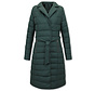 Puffer Jacket Dames Lang  - Groen