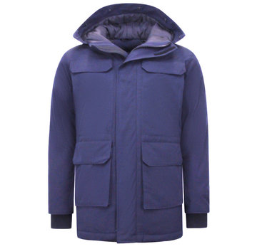 Enos Lange Winterjas Heren Parka -  Blauw