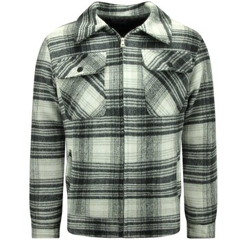 Enos Houthakkers Vest Mannen met Rits -7088 - Zwart