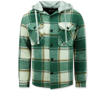 Enos Houthakkers Vest Mannen Gevoerd  -7969 - Groen