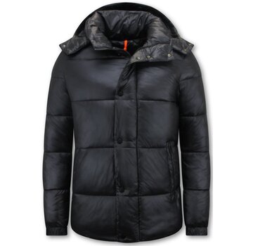 Enos Puffer Jacket Mannen - Jassen Heren Winter - 8055 - Zwart