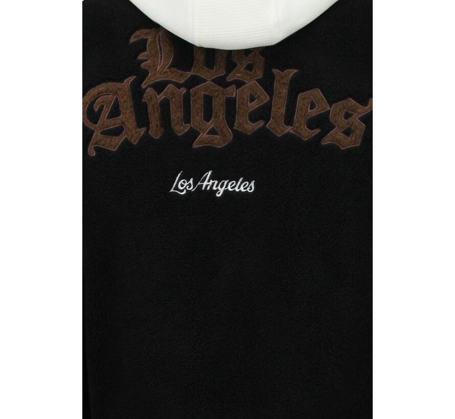 Oversized Baseball Jacket - Teddy Jas  - Tussenjas Heren - 535 - Zwart