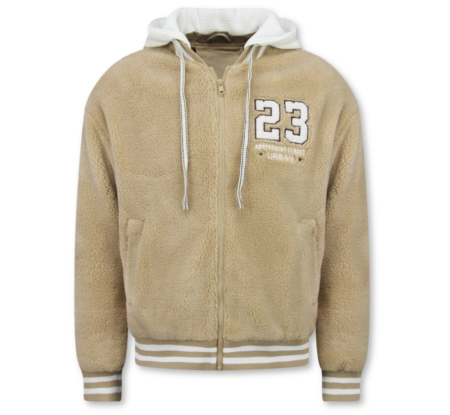 Oversized Baseball Jacket Heren - Teddy Jas  - Tussenjas Heren - 535 - Bruin