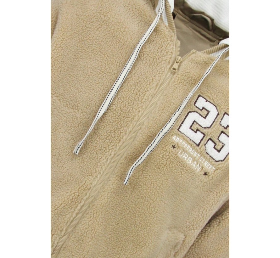 Oversized Baseball Jacket Heren - Teddy Jas  - Tussenjas Heren - 535 - Bruin