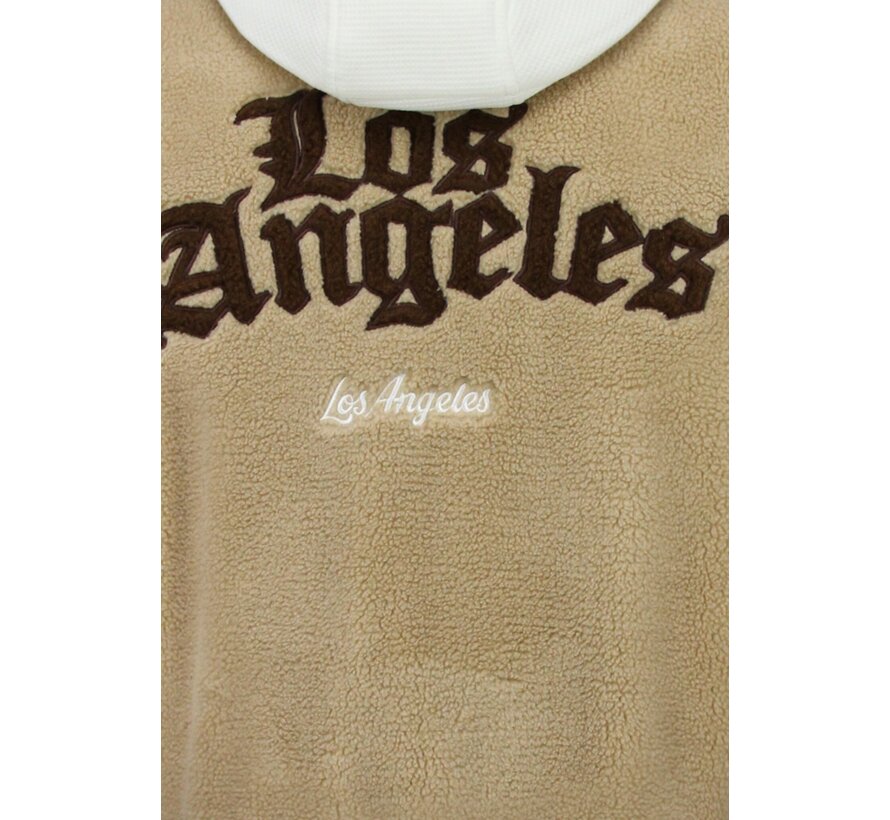 Oversized Baseball Jacket Heren - Teddy Jas  - Tussenjas Heren - 535 - Bruin