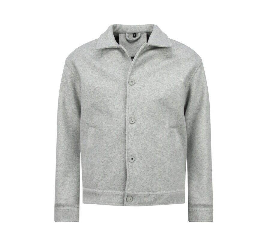 Heren Jack - Tussenjas Heren - Shackets voor Heren - 528 - Grijs