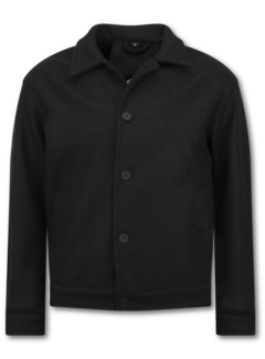 Enos Heren Jack - Tussenjas Heren - Heren Overshirt  - 528 - Zwart