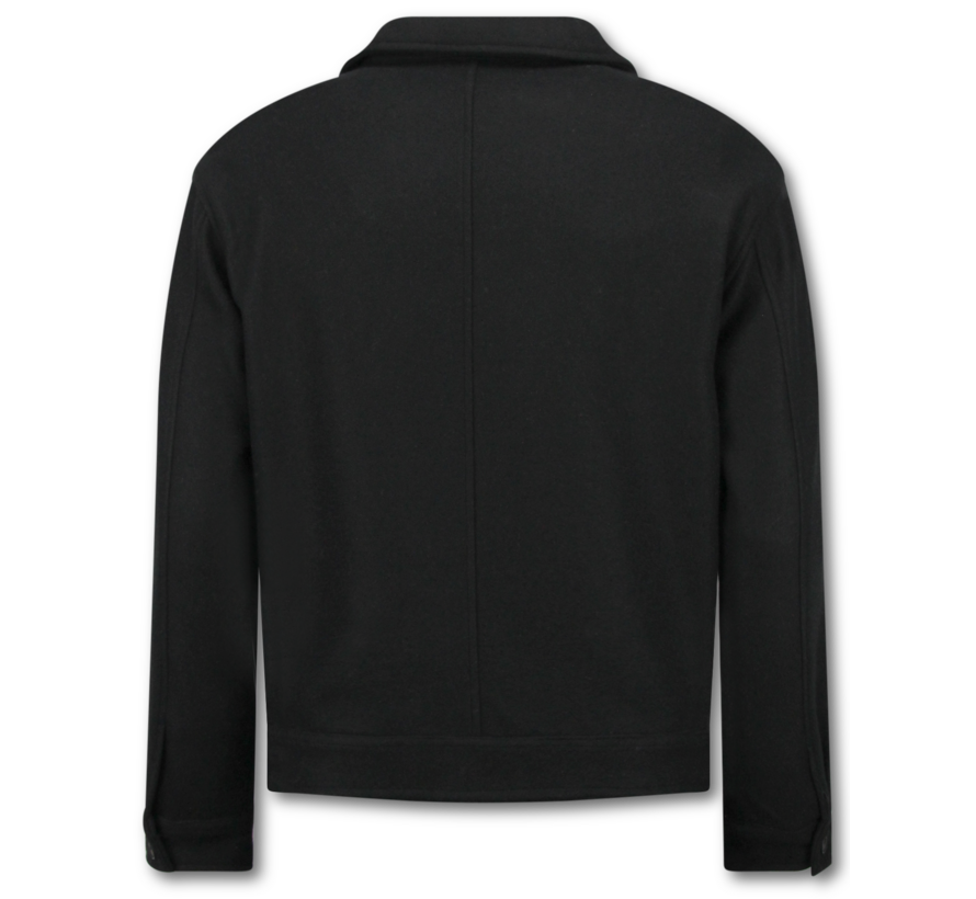 Heren Jack - Tussenjas Heren - Heren Overshirt  - 528 - Zwart