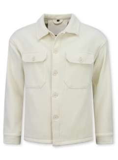 Enos Heren Overshirt met Zakken - Heren Jack - Tussenjas Heren - 520 - Beige