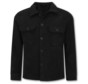 Heren Flannel Overshirt met Zakken - Heren Jack - Tussenjas Heren - 520 - Zwart