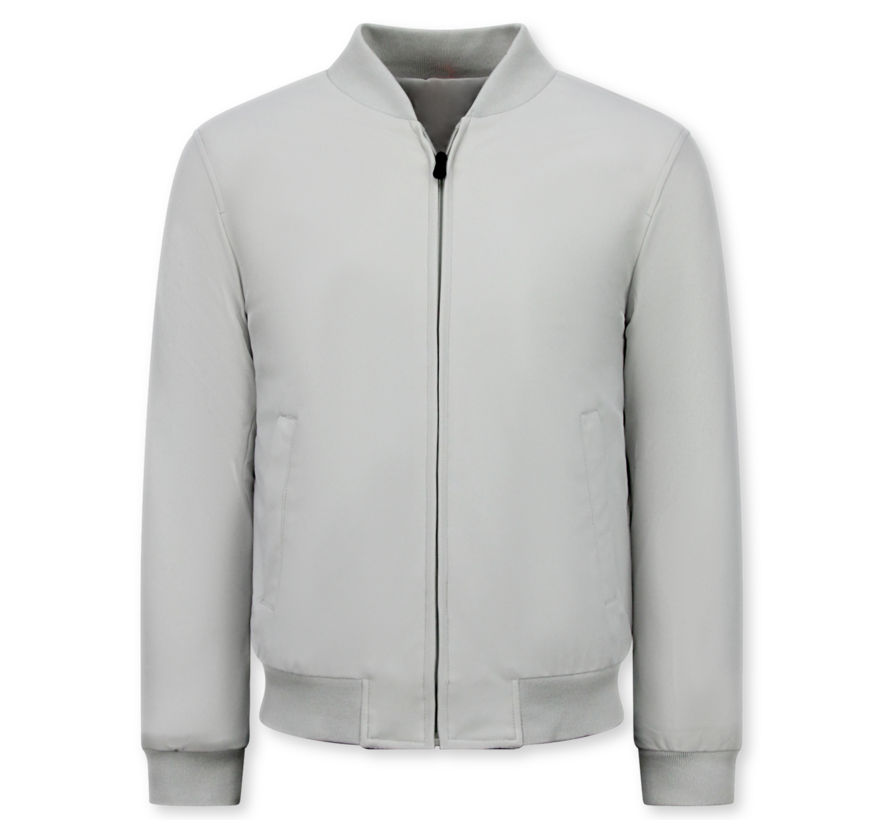 Nette Bomberjack Heren - Tussenjas Heren -  8862 - Grijs