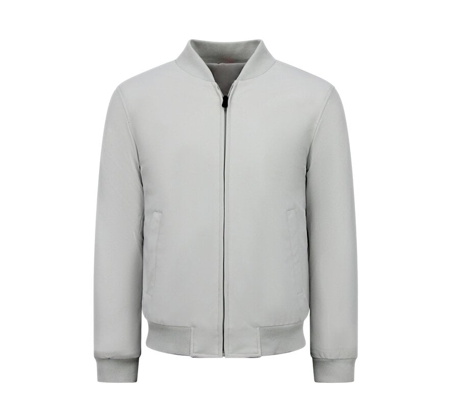 Nette Bomberjack Heren - Tussenjas Heren -  8862 - Grijs
