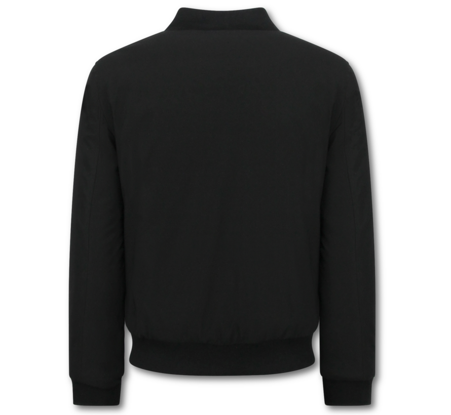 Nette Baseball Jacket - Tussenjas Heren -  8862 - Zwart