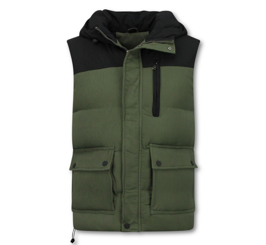 Bodywarmer Mannen  - Bodywarmer Heren Outdoor - 901- Groen