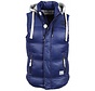 Bodywarmer Blauw met capuchon