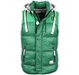 Bodywarmer Groen met capuchon