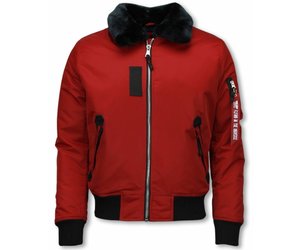 Casual Piloten Jack Heren Bomber Jack Rood Gov Denim Casual Piloten Jack Heren Bomber Jack Groen