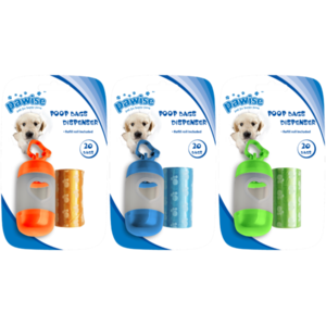 Pawise Pawise Poop Bags Dispenser (incl. 2 x 20 bags)