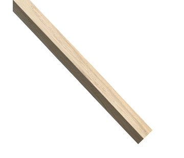 Eindlat voor natuurlijk eiken paneel 240cm