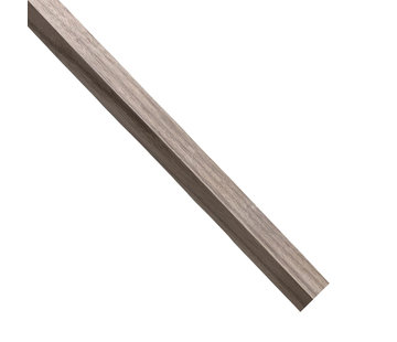 Eindlat voor walnoot paneel 240cm