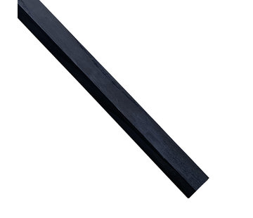 Eindlat voor as zwart paneel 240cm