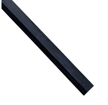 Eindlat voor as zwart paneel 240cm