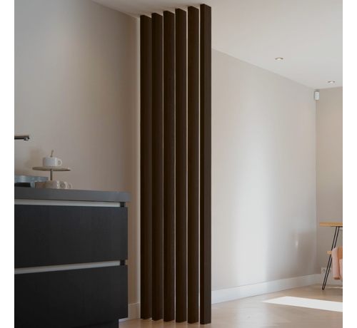 XL Roomdivider gerookt eiken