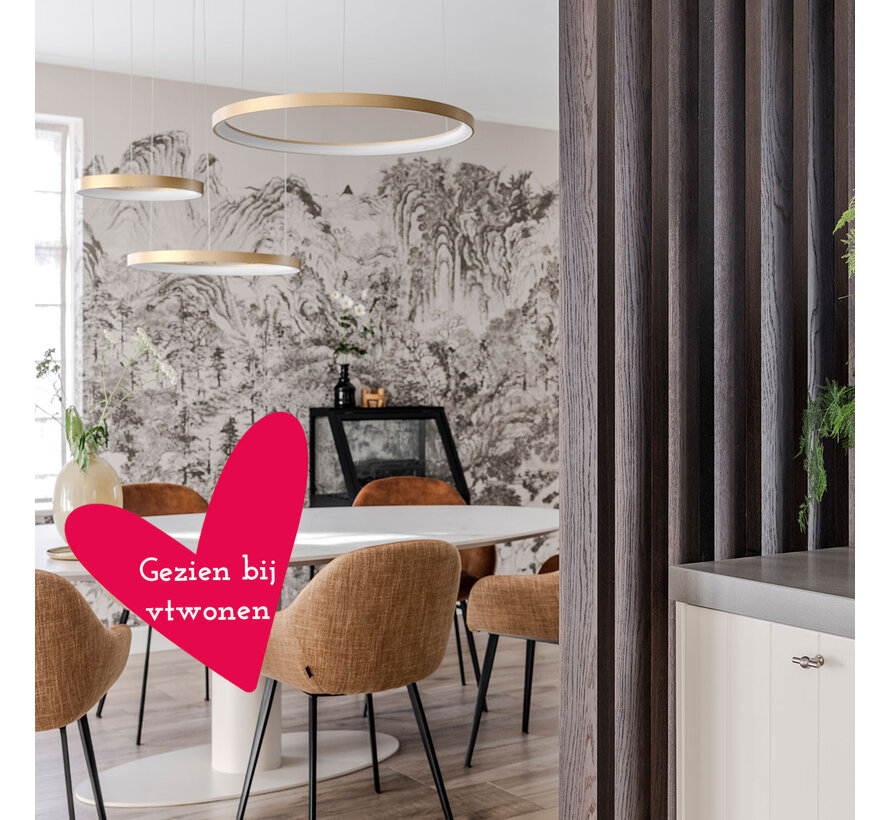 XL Roomdivider gerookt eiken