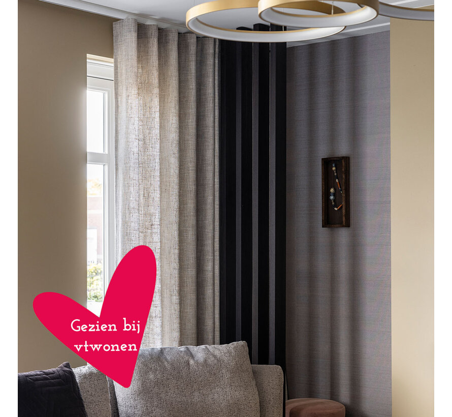 XL Roomdivider gerookt eiken