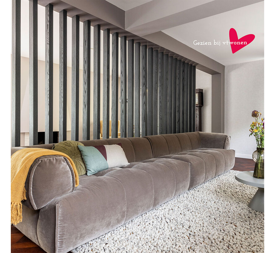 XL Roomdivider as zwart