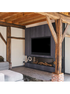 Decor paneel as zwart