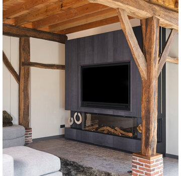 Decor paneel as zwart