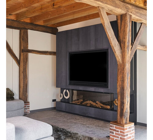 Decor paneel as zwart