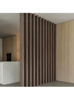 XL Roomdivider walnoot