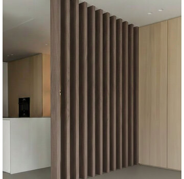 XL Roomdivider walnoot