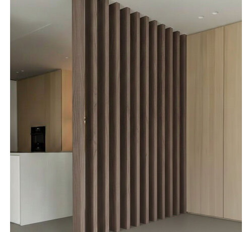 XL Roomdivider walnoot